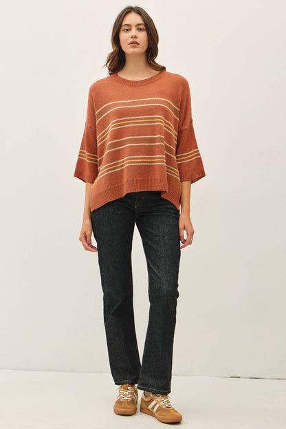 Sunwashed Stripe Pullover