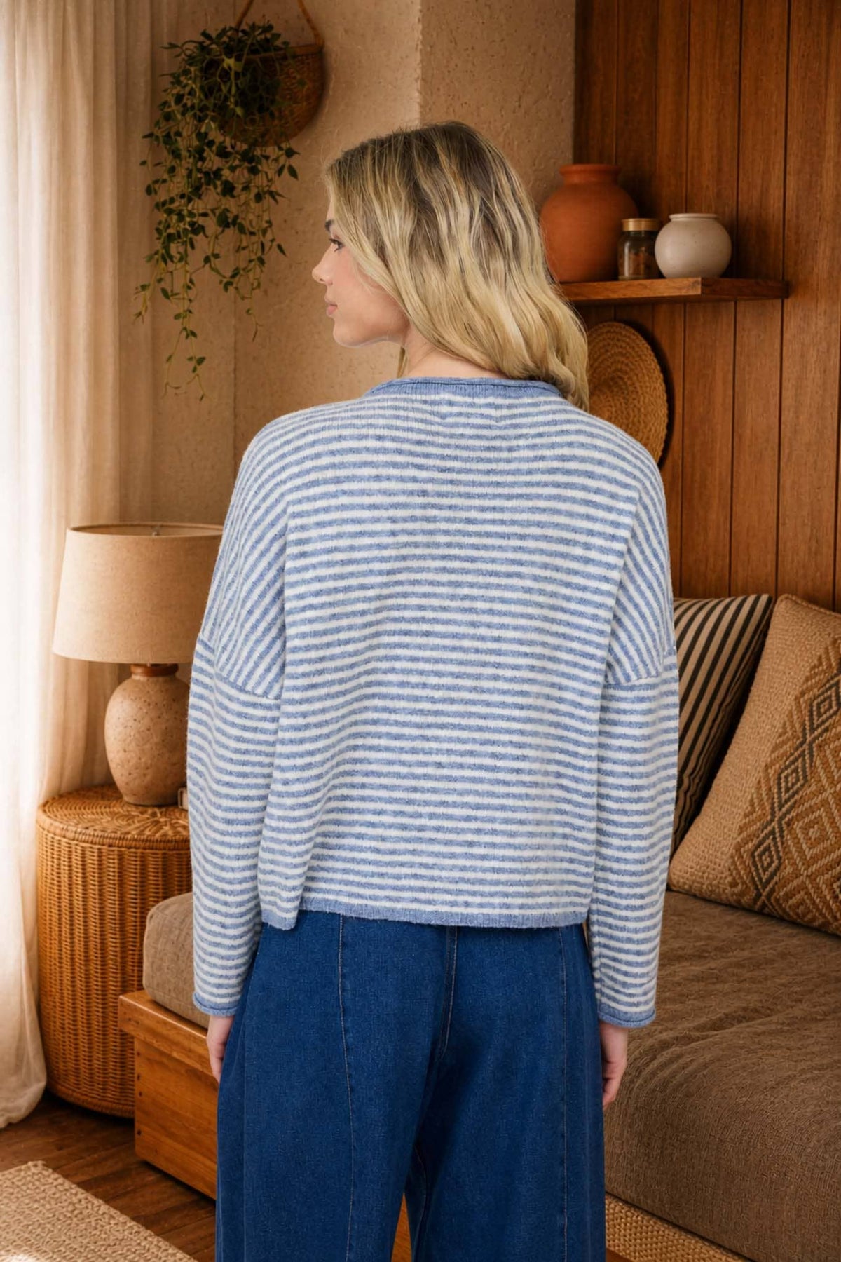 Driftwood Stripe Cardigan