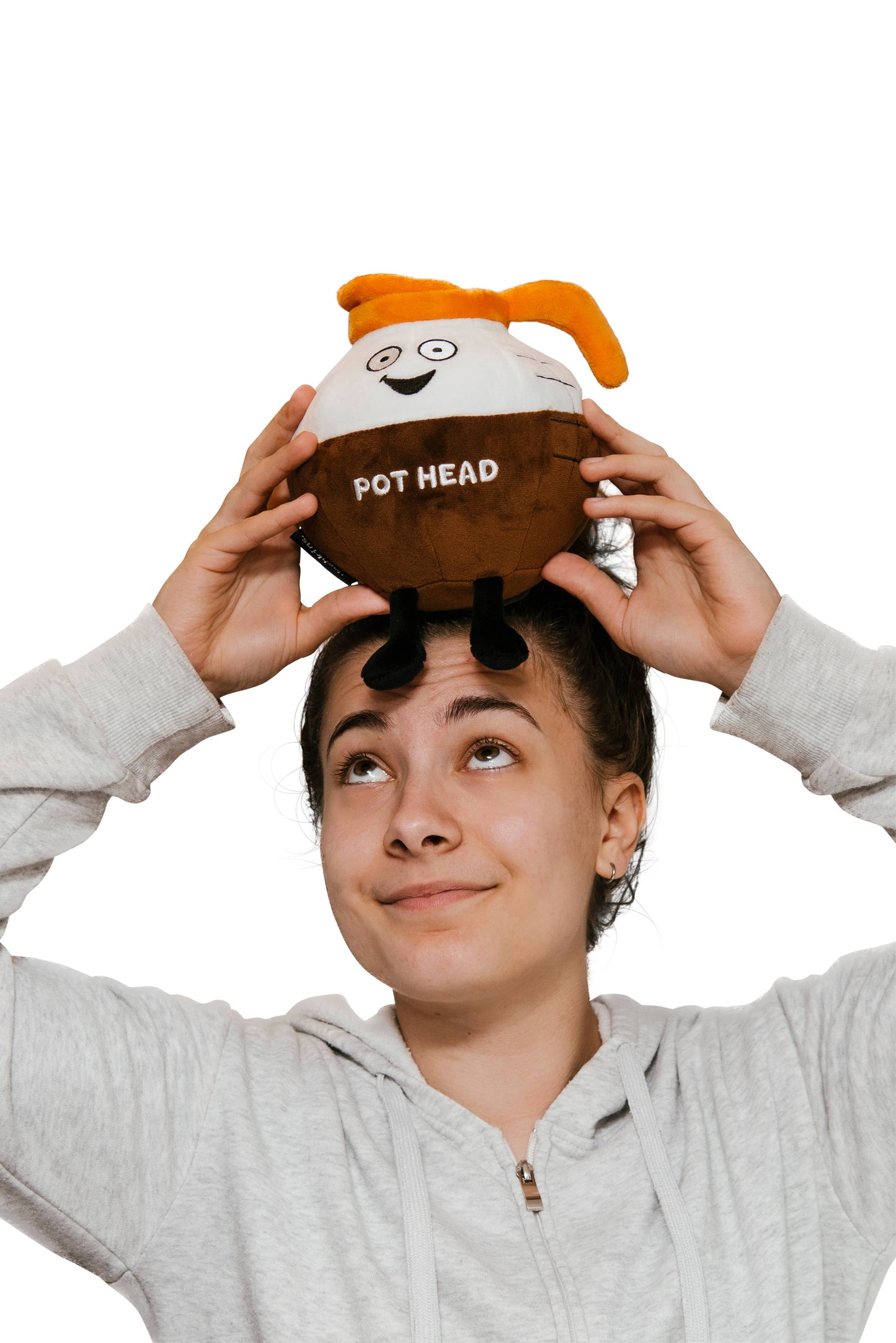 Plush Coffee Pot  Pot Head  Soft Cuddly Perfect Toy Funny