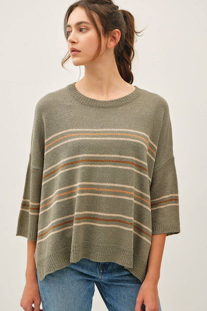 Sunwashed Stripe Pullover