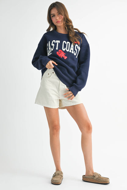 East Coast Graphic Sweatshirt