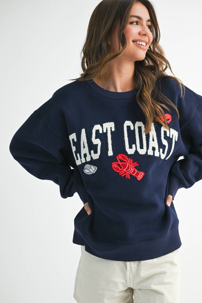 East Coast Graphic Sweatshirt