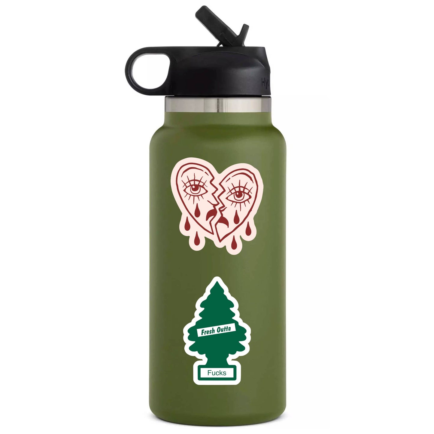 Fresh Outta Fucks Tree Sticker