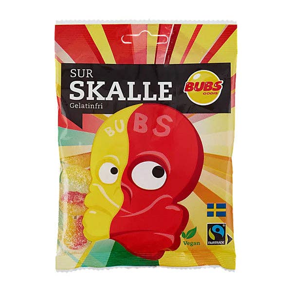 BUBS Sour Mini Skulls Candy