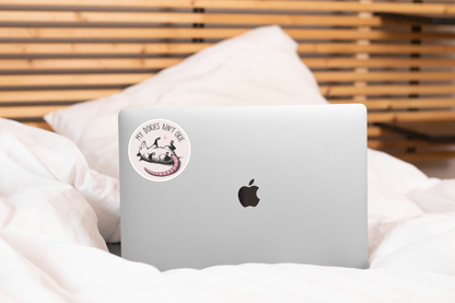 My Dokies Ain't Okie Sticker - opossum, anxiety, animal