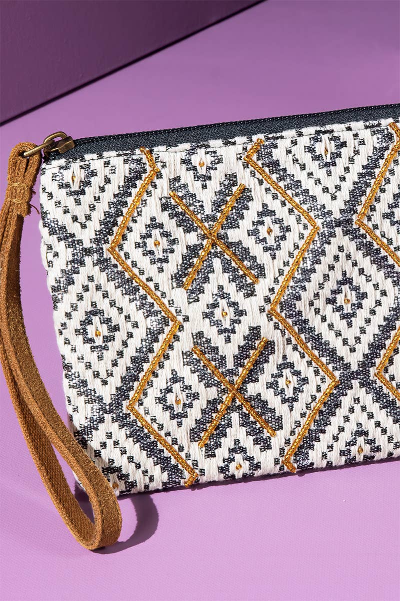 Handmade Colorado Ethnic Pattern Clutch
