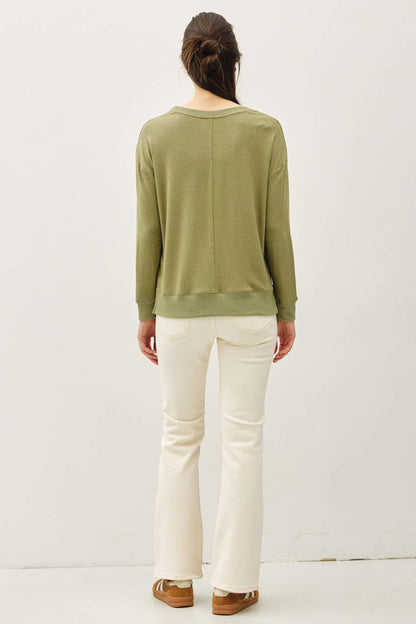 Buttery Soft Hacci Knit Top