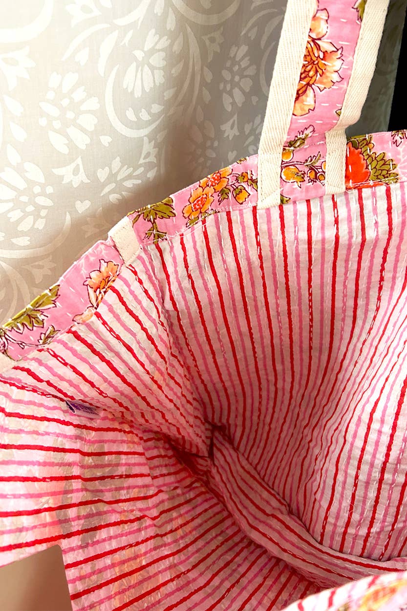 Kantha Reuseable Market Bags