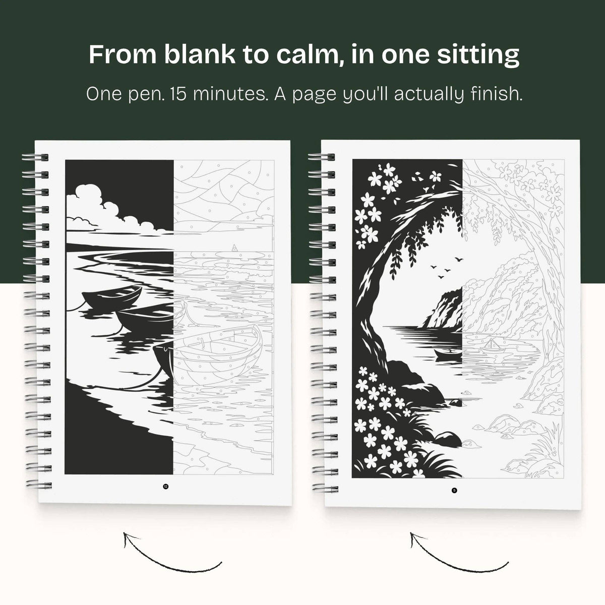 One Color Coloring Book - Ocean Edition
