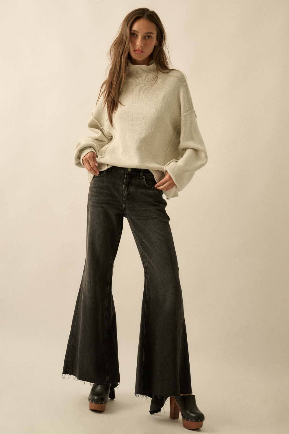 Cami Funnel Neck Sweater