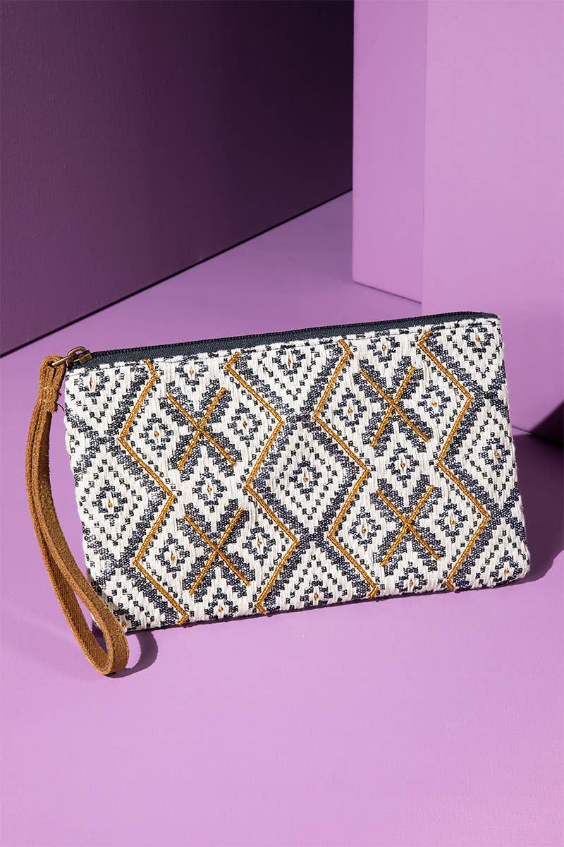 Handmade Colorado Ethnic Pattern Clutch