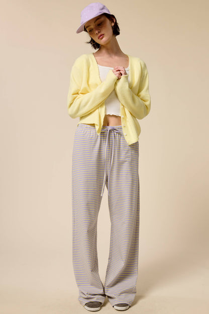 Soft V Neck Button Up Cardigan