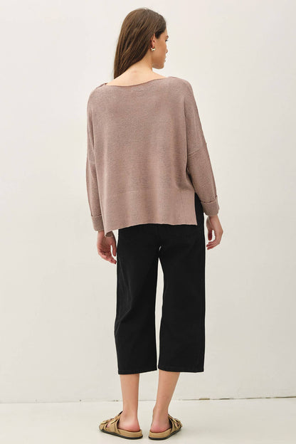 Breezy Boatneck Sweater