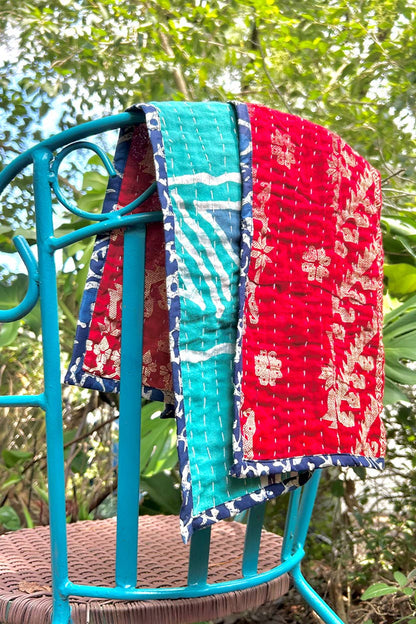 Kantha Kitchen Tea Towels - Set of 2