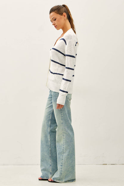 Sydney Classic Striped Cardi