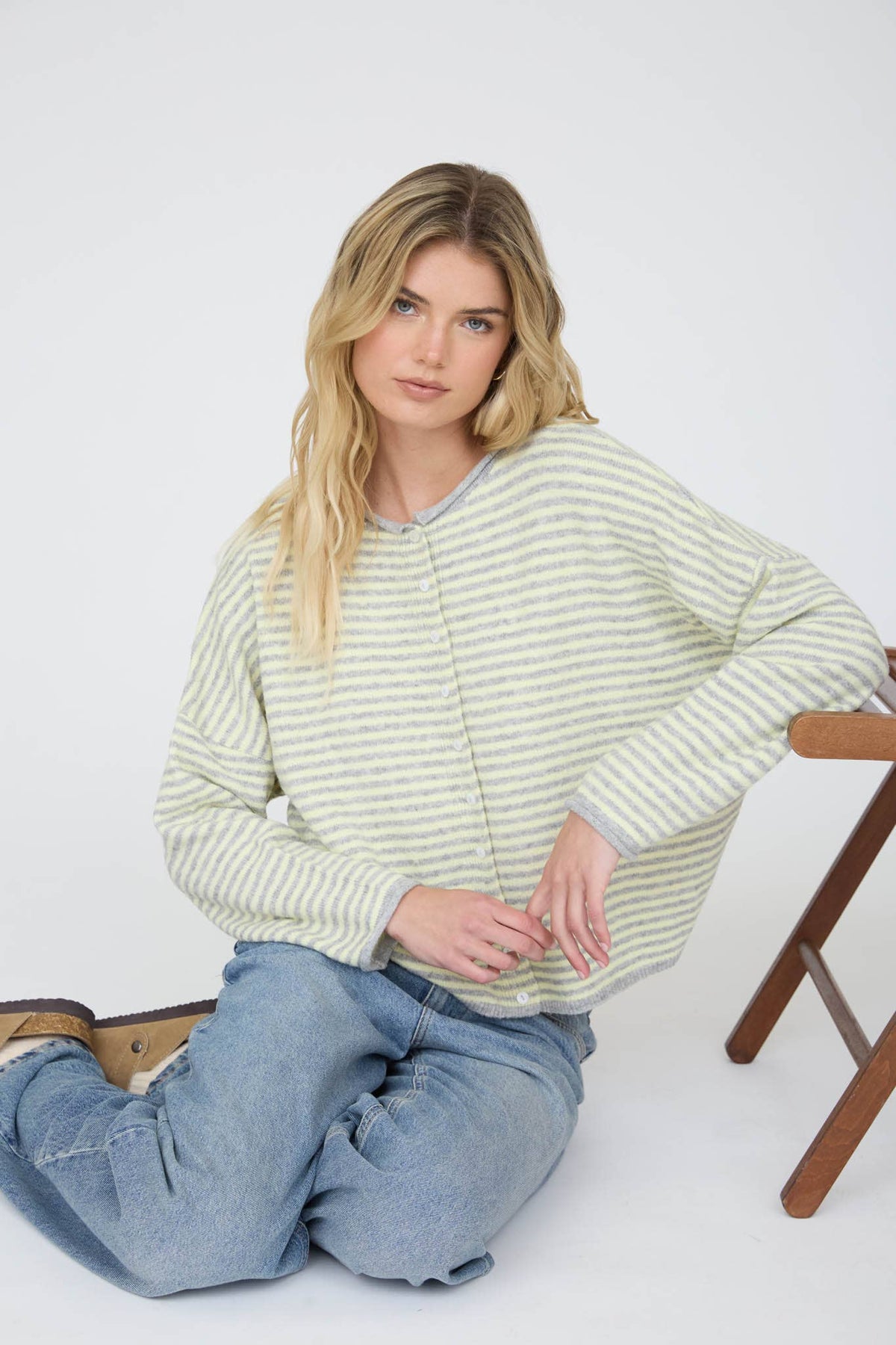 Driftwood Stripe Cardigan