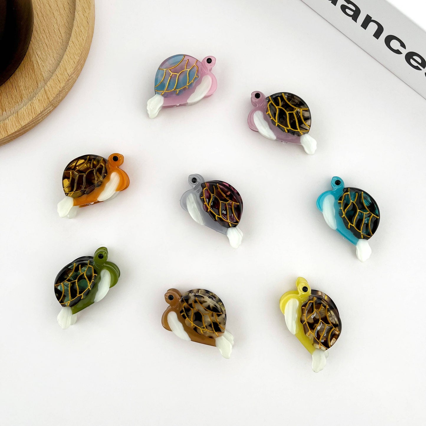 Green Turtle Hair Clip