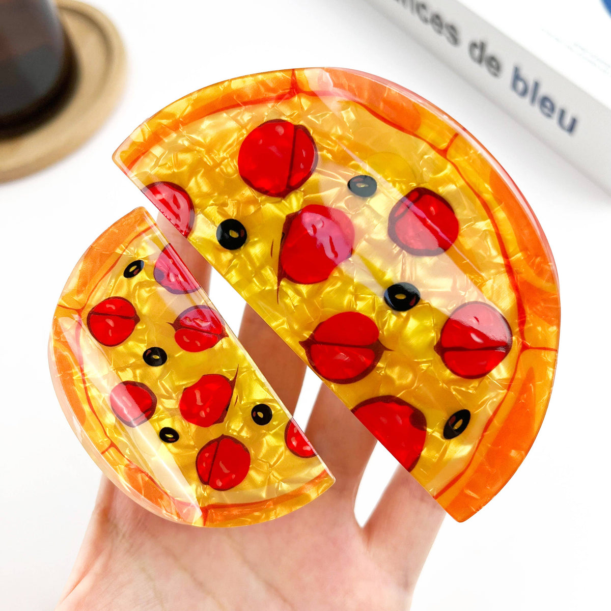 Half Pizza Hair Clip