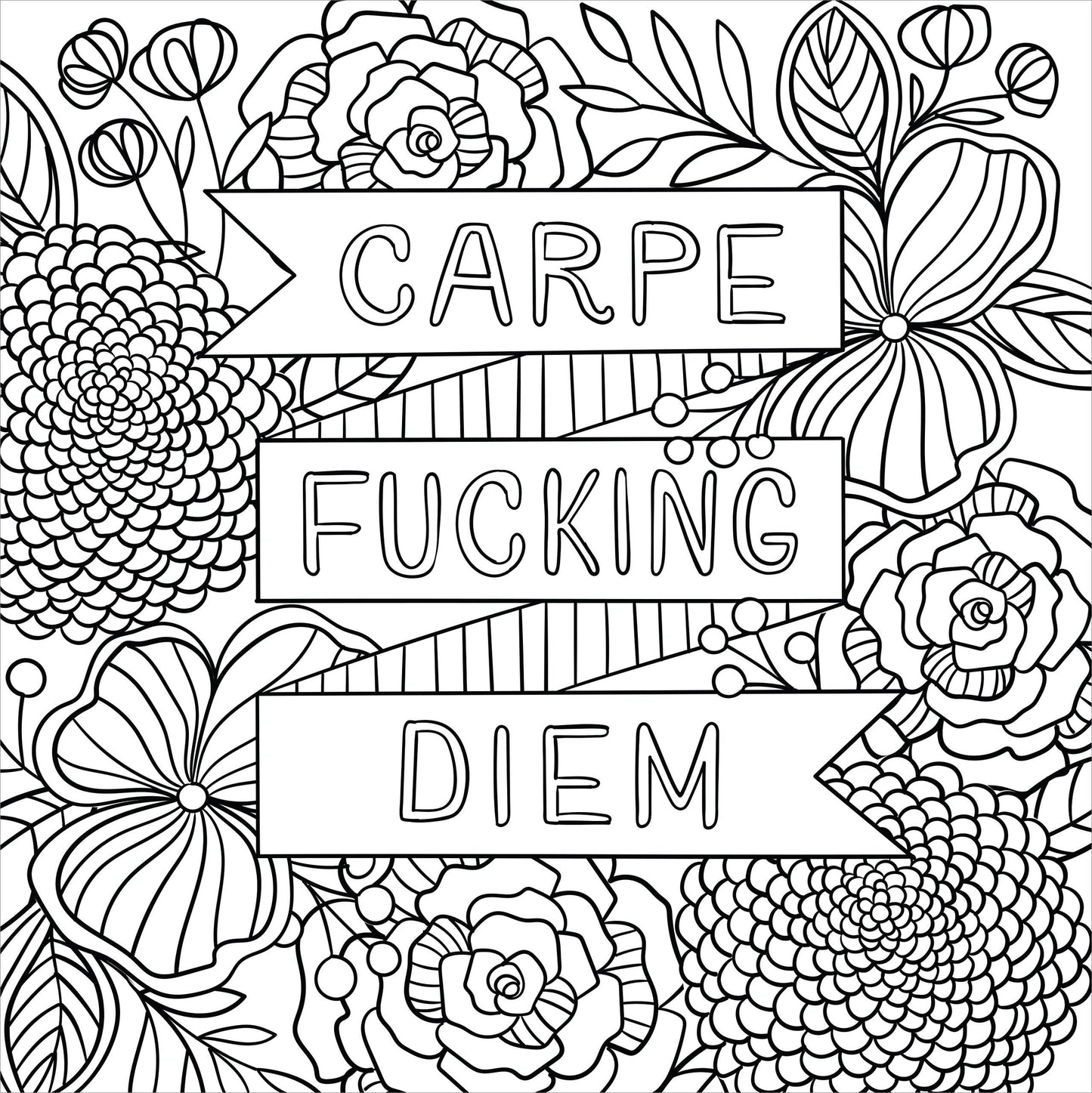 Inner F*cking Peace Adult Coloring Book,Inner F*cking Peace Adult Coloring Book