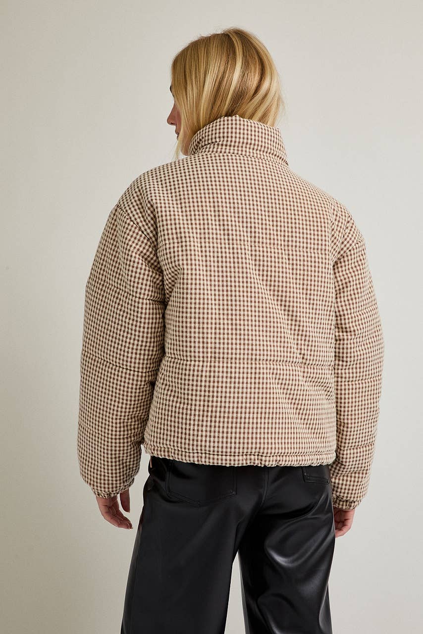 Hadley Gingham Puffer Jacket