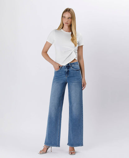 Super High-Rise Baggy Wide Jeans
