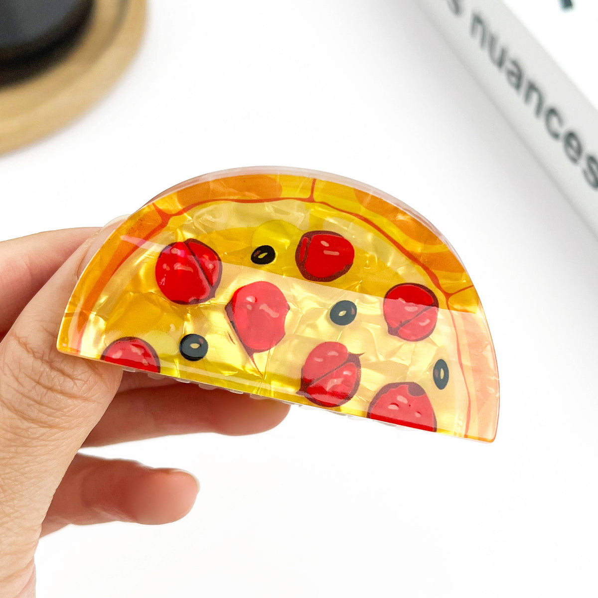 Half Pizza Hair Clip