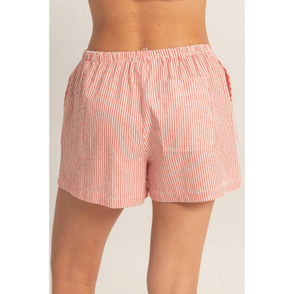 Coastal Ease Stripe Shorts