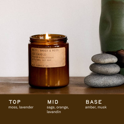 Amber & Moss - 7.2 oz Standard Soy Candle